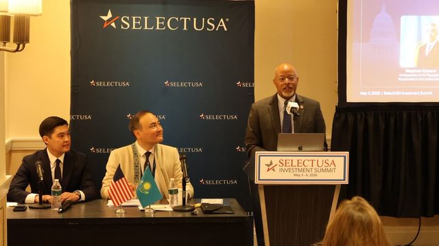 Speaker at the Kazakhstan–U.S. Investment Roundtable, SelectUSA Investment Summit 2026